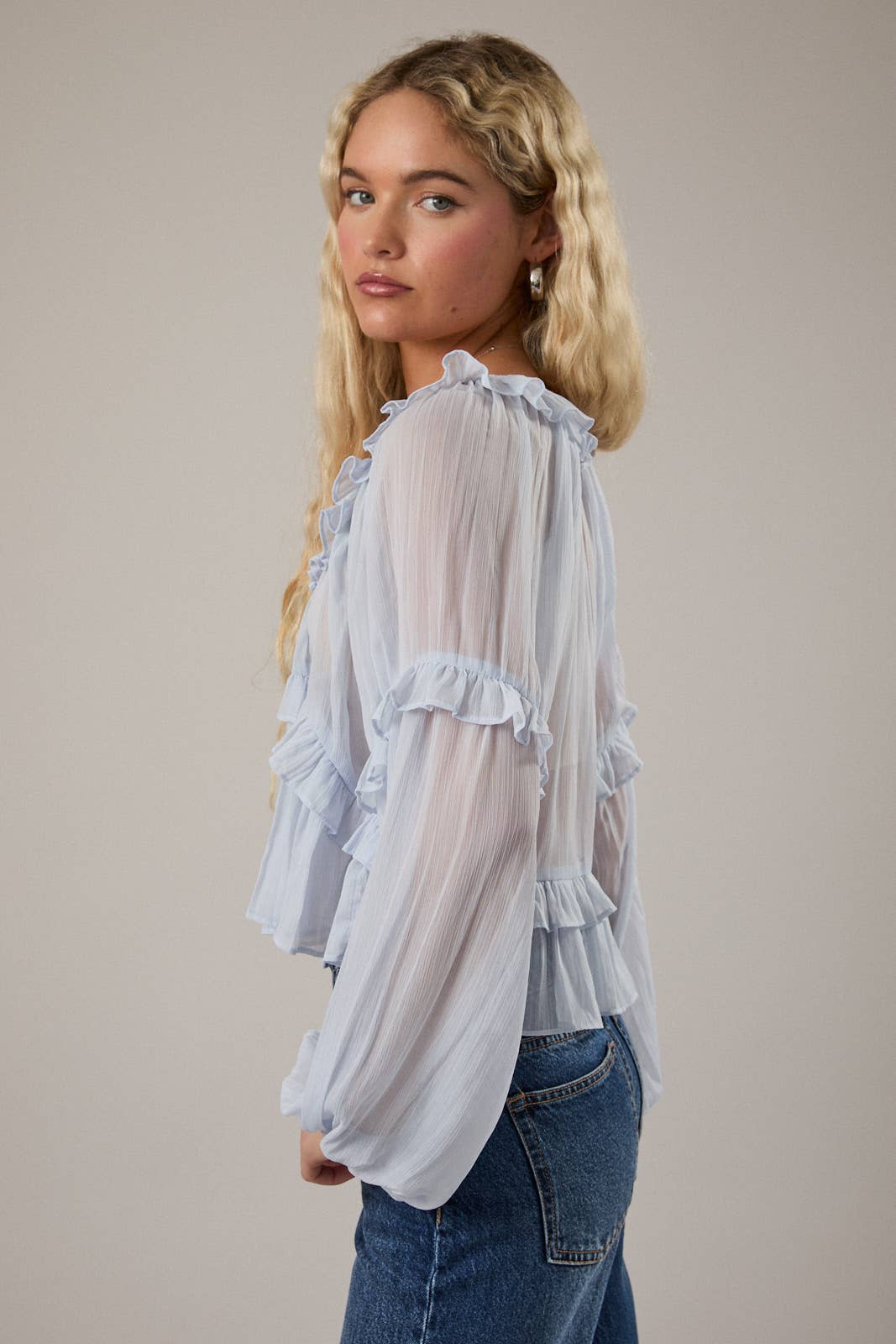 Love Letter Ruffle Top