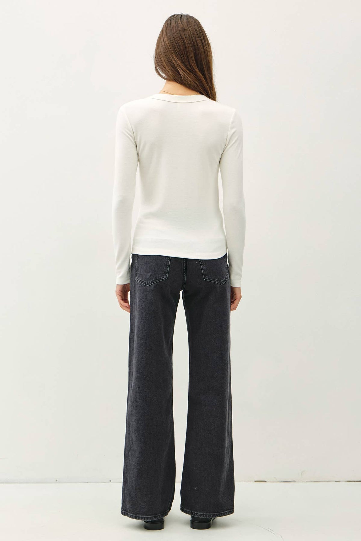 Round Neck Basic Long Sleeve