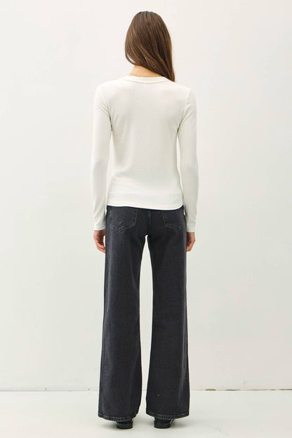 Round Neck Basic Long Sleeve