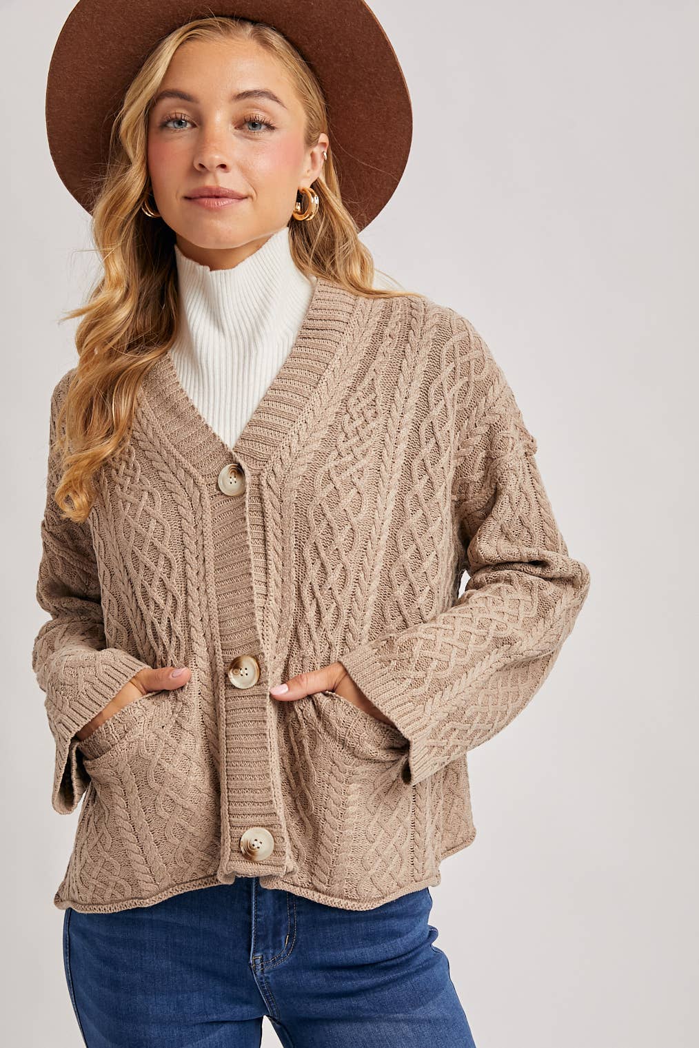 Graham Cracker Cardigan