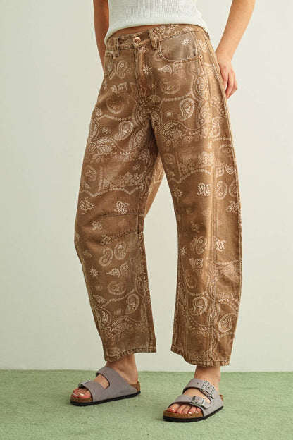 Autumn Paisley Pants