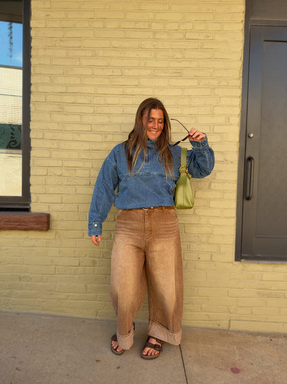 Fall Staple Denim 1/4 Zip