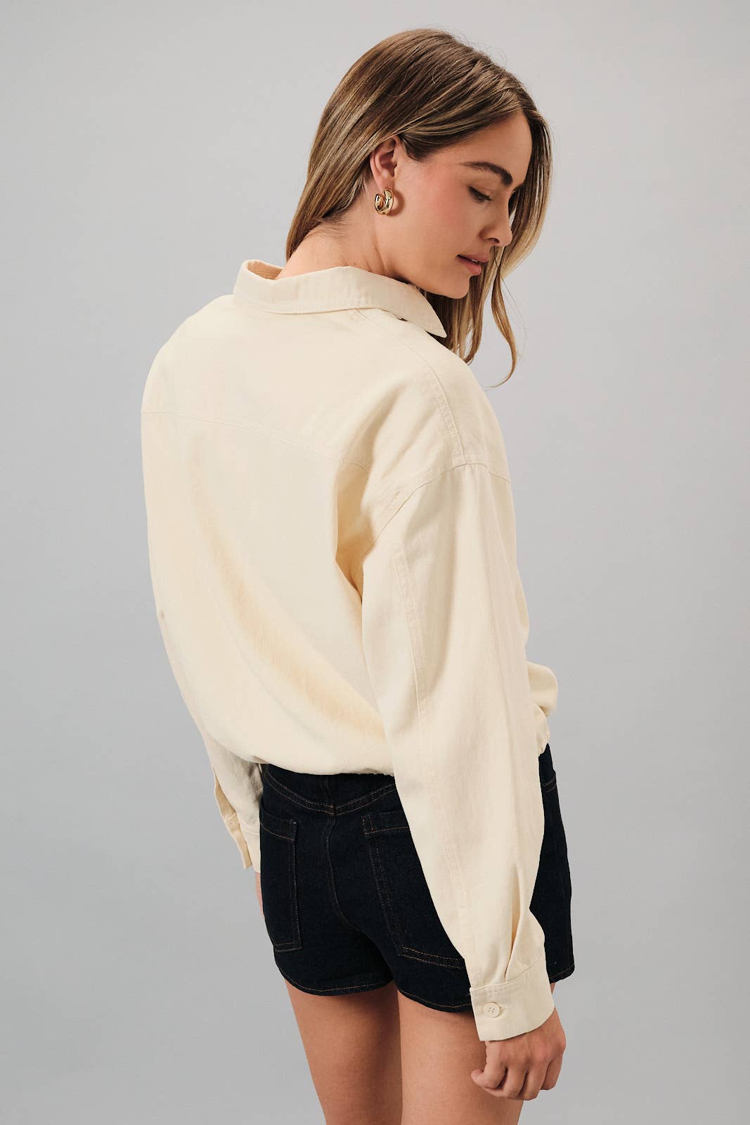 Cream Canvas Jacket