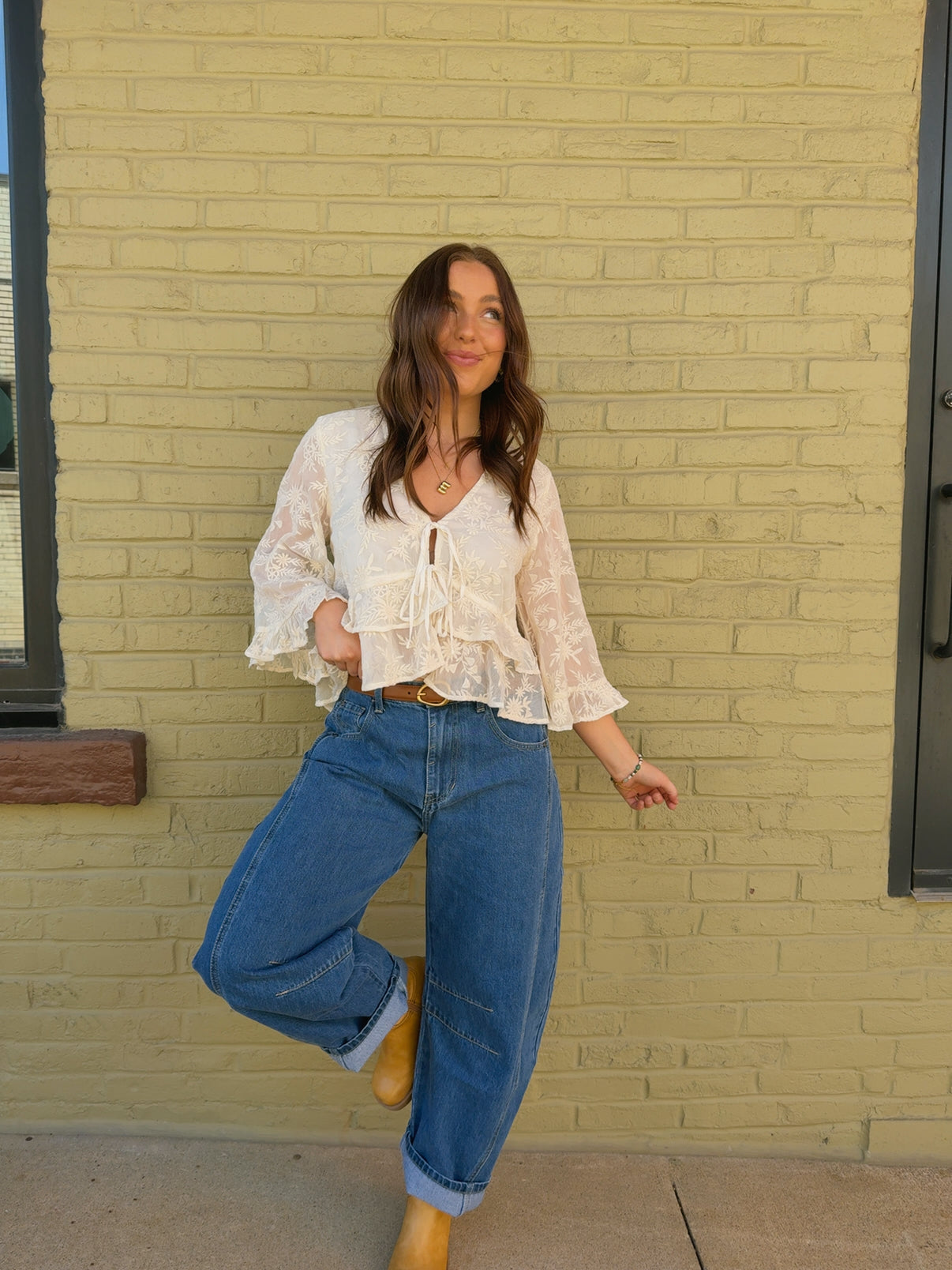 Delilah Front Tie Top