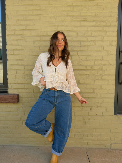 Delilah Front Tie Top
