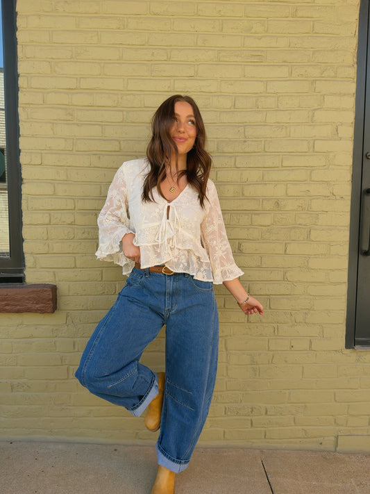 Delilah Front Tie Top