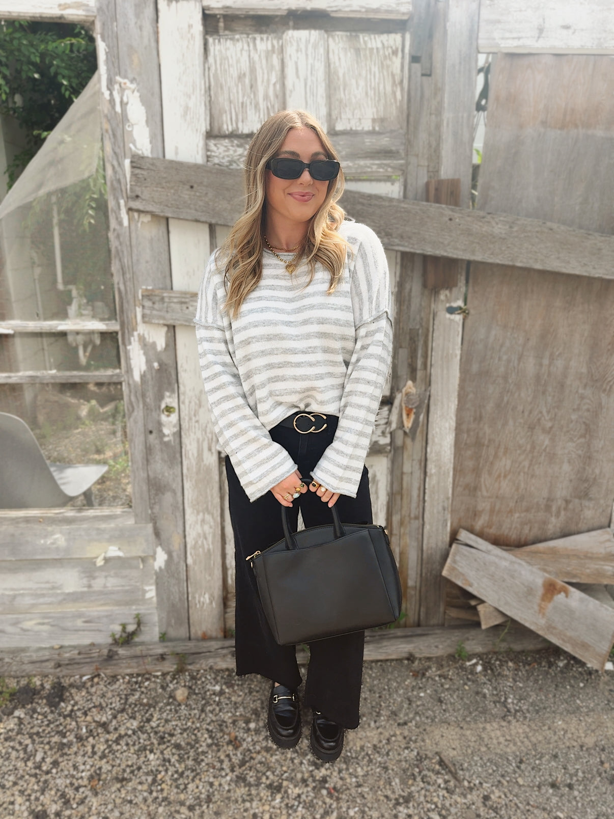 Silver Lining Sweater - Light Blue