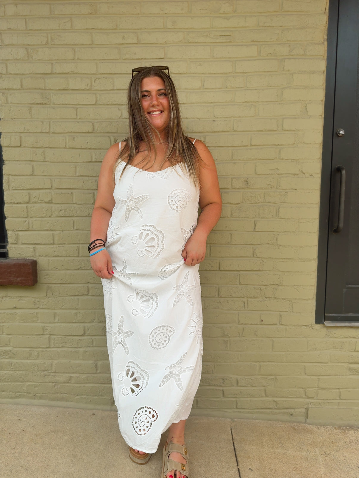 Seashell Soirée Maxi Dress