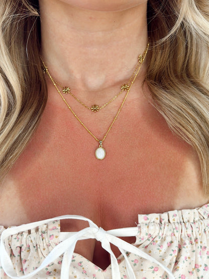 Vintage Moonstone Necklace