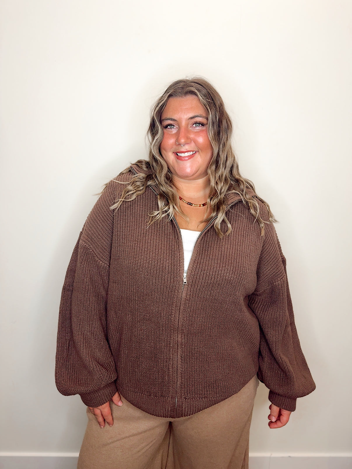 Café Cozy Knit - Mocha