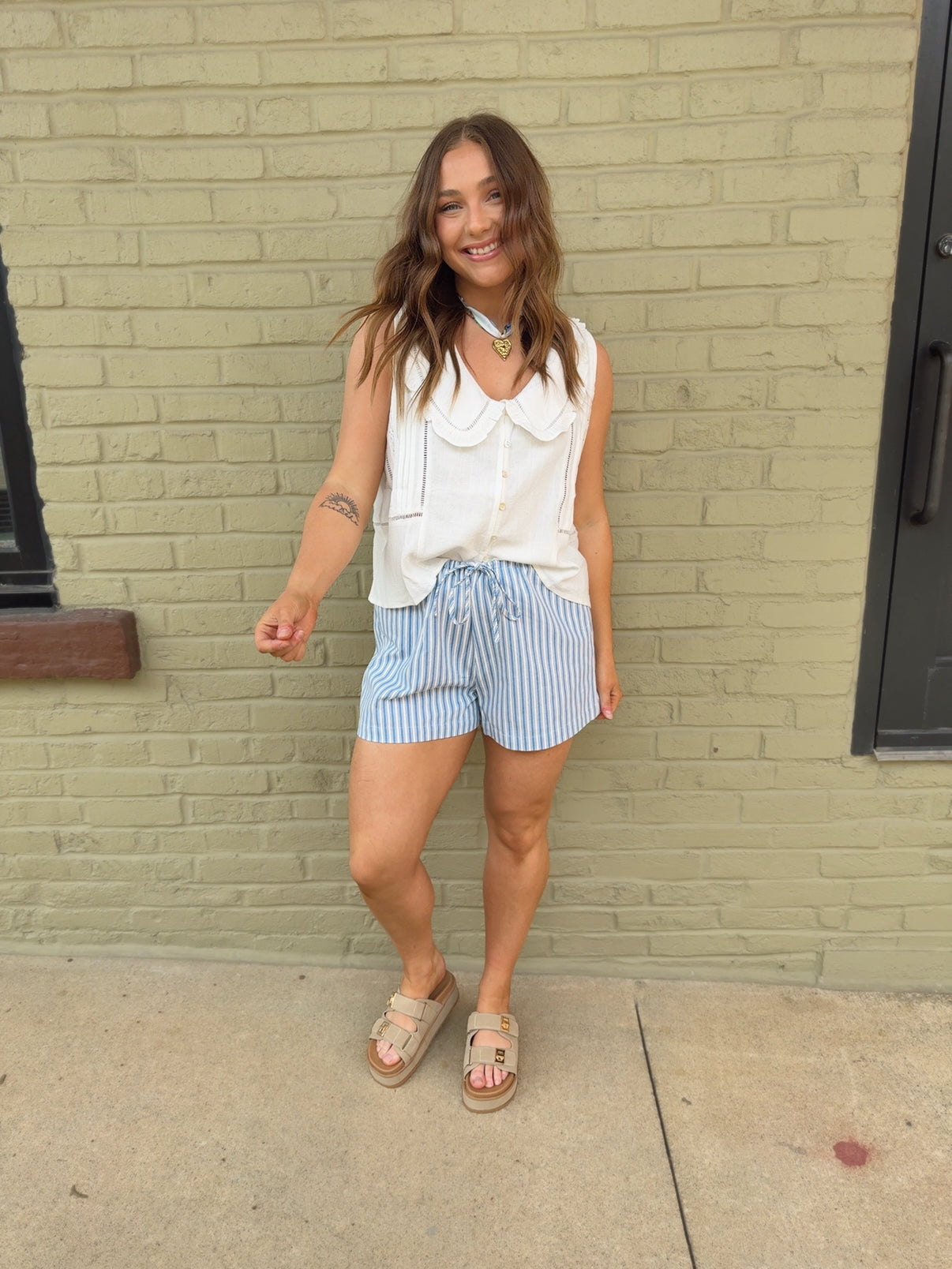 Skyline Stripe Shorts