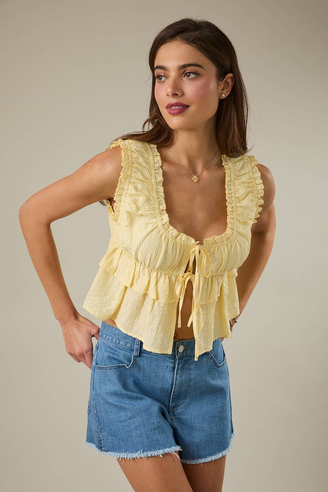 Butter Babydoll Tank