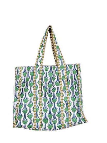 Reversible Quilted Tote Bag