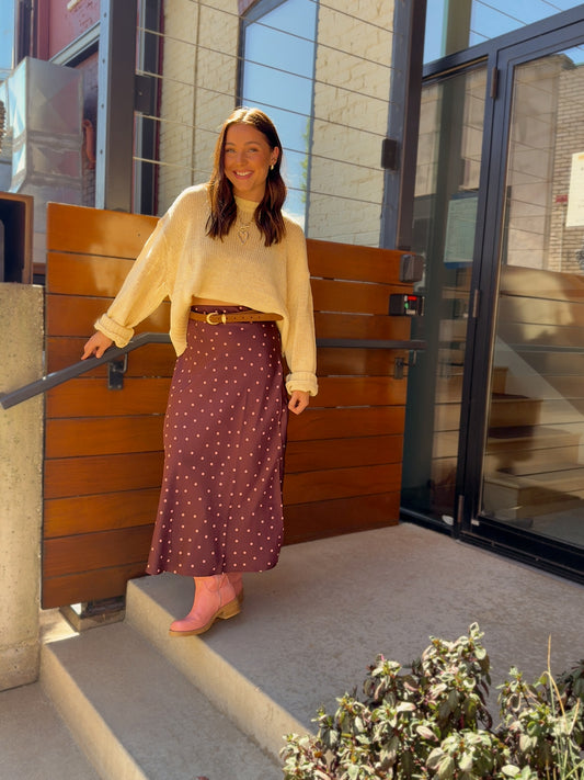 Pink Dottie Skirt