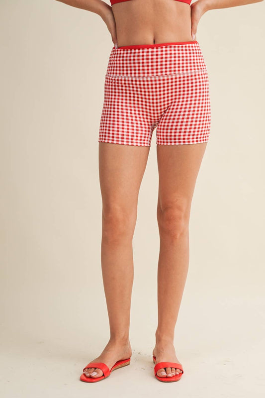 Cherry Jam Biker Shorts