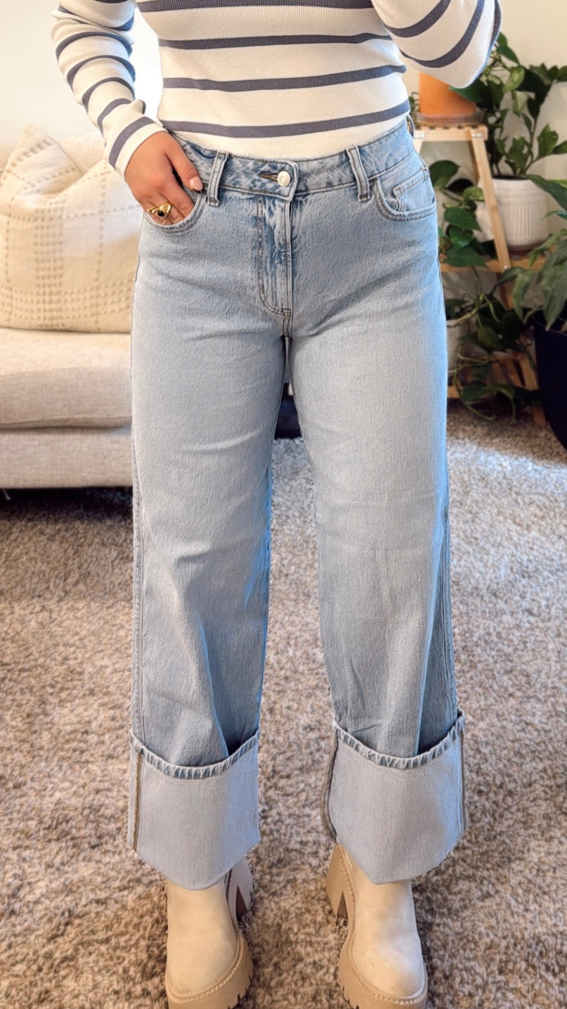 Signature Cuff Jeans