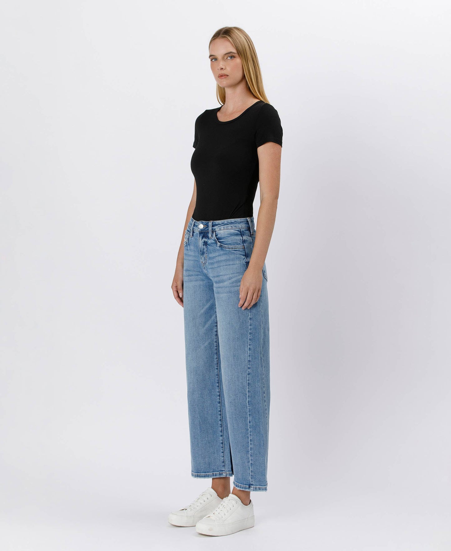 High Rise Baggy Wide Leg Jeans