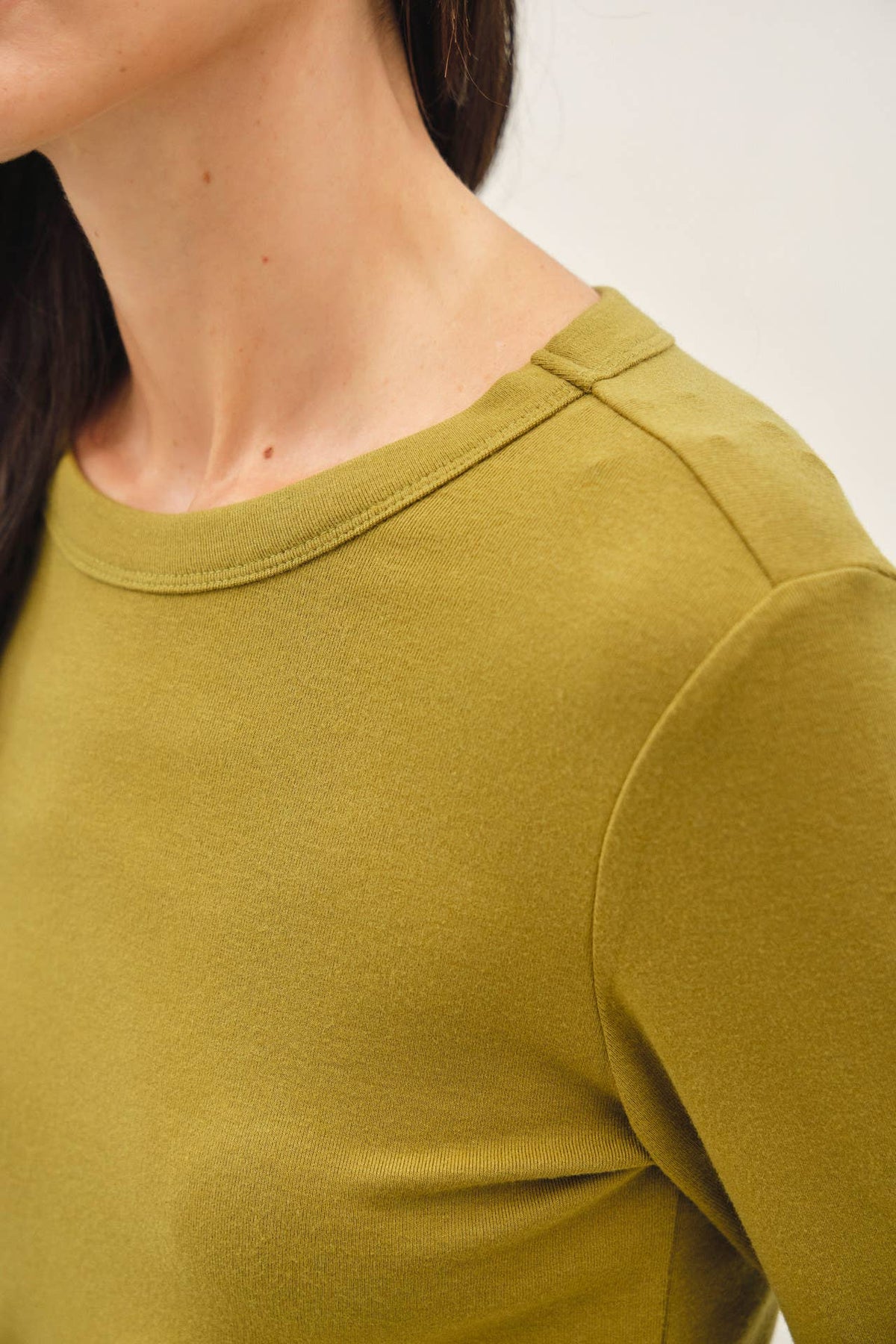 Round Neck Basic Long Sleeve