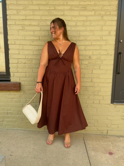 Rene Corset Midi Dress