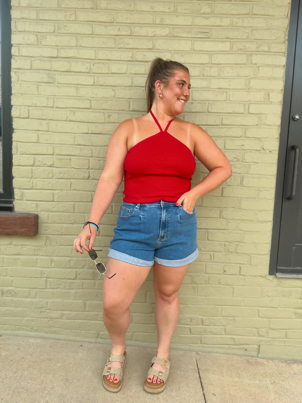 Cherry Pie Halter Top