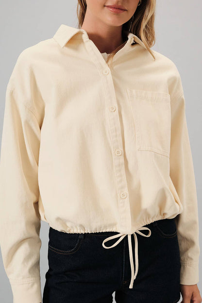 Cream Canvas Jacket
