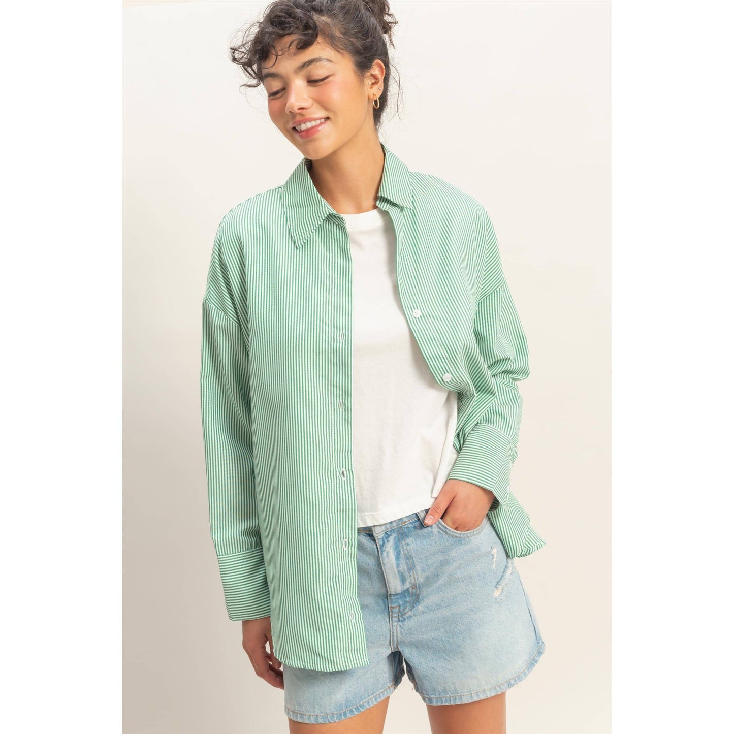 Breezy Babe Button Up