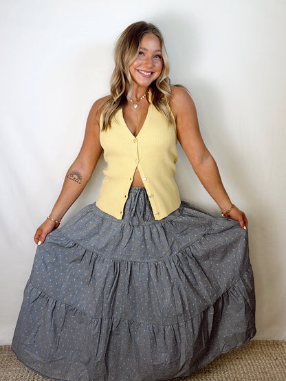 Sweet Like Honey Halter Tank