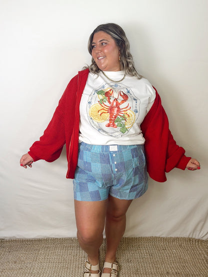 Everyday Boxer Shorts Plus - Blue Mix