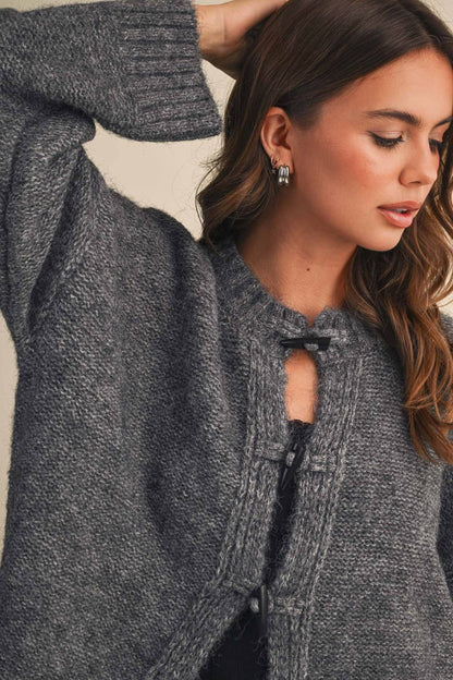 Toggle Button Cardigan
