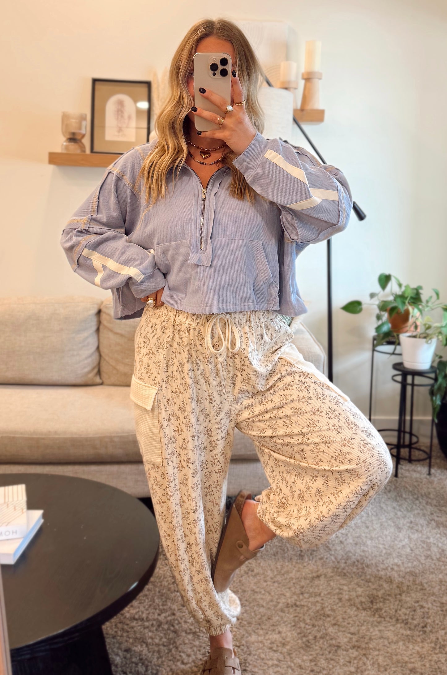 Evening Blue 1/4 Zip