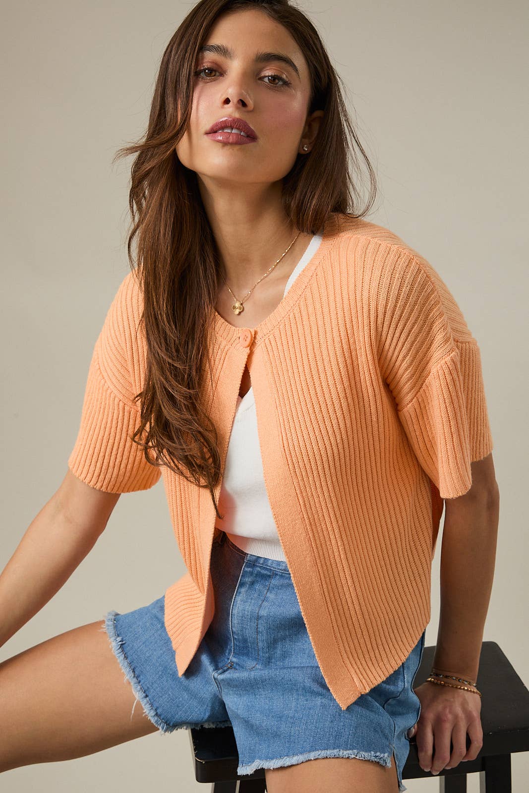 Apricot Muse Cardigan