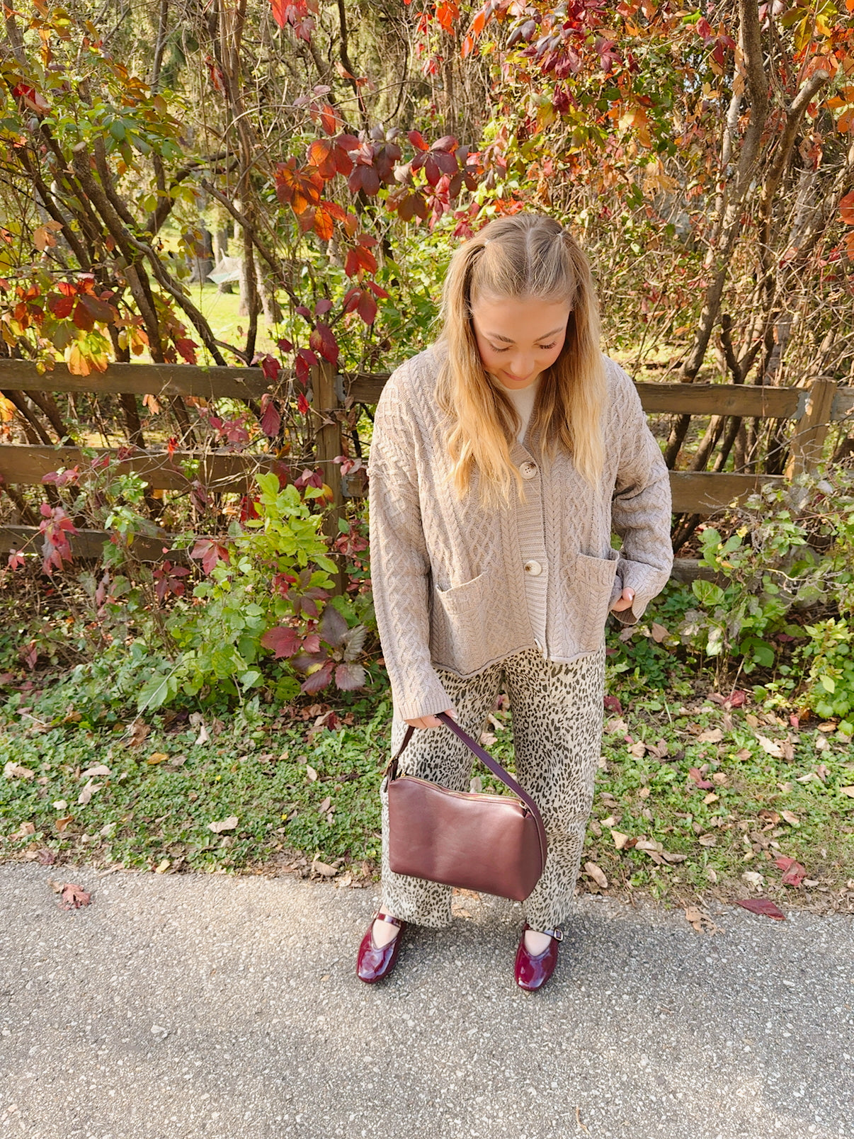 Graham Cracker Cardigan