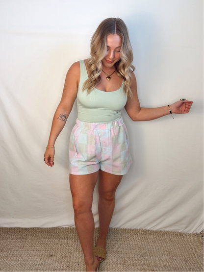 Scoop Neck Staple Tank Sprout