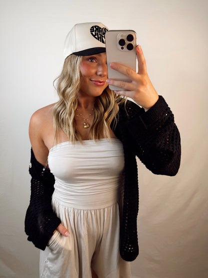 Sunny Days Romper - Sand Beige