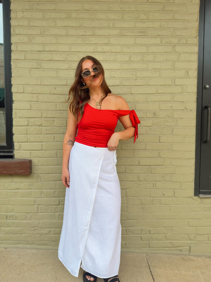 Porch Light Wrap Skirt