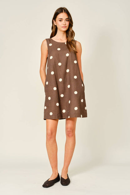 The Cocoa Dot Dress