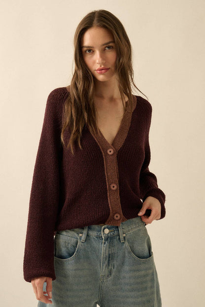 The Cozy Contrast Cardigan