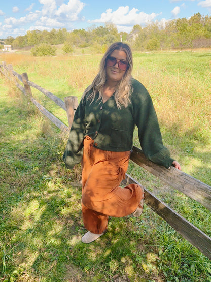 Dockside Olive Cardigan