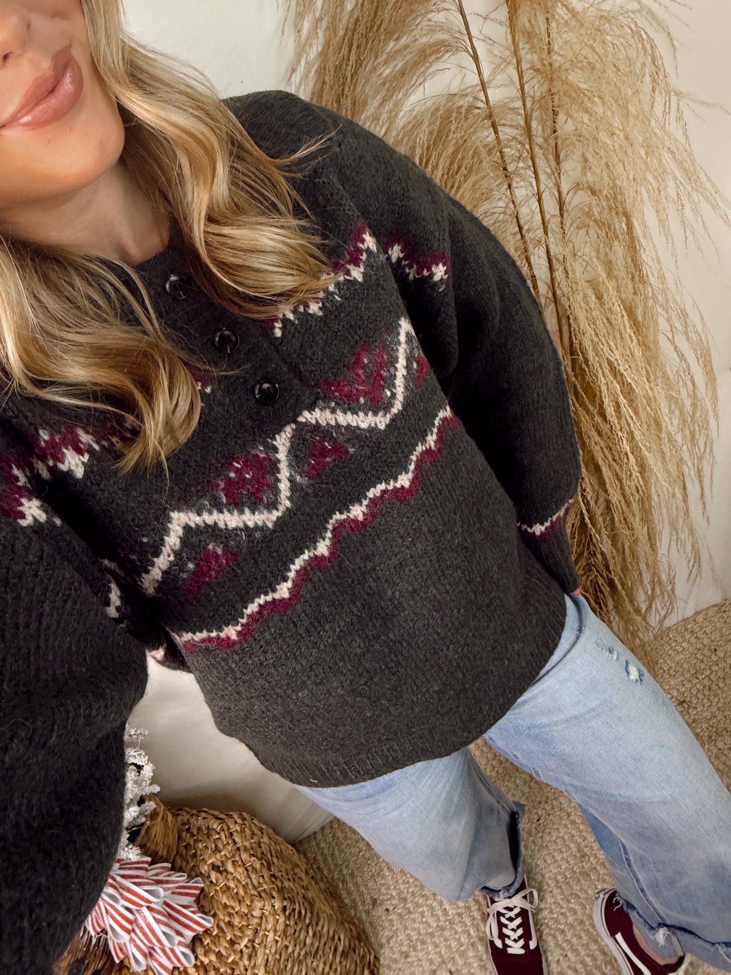 Cozy Knit Nordic Sweater