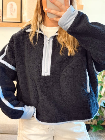 Midnight Sherpa 1/4 Zip