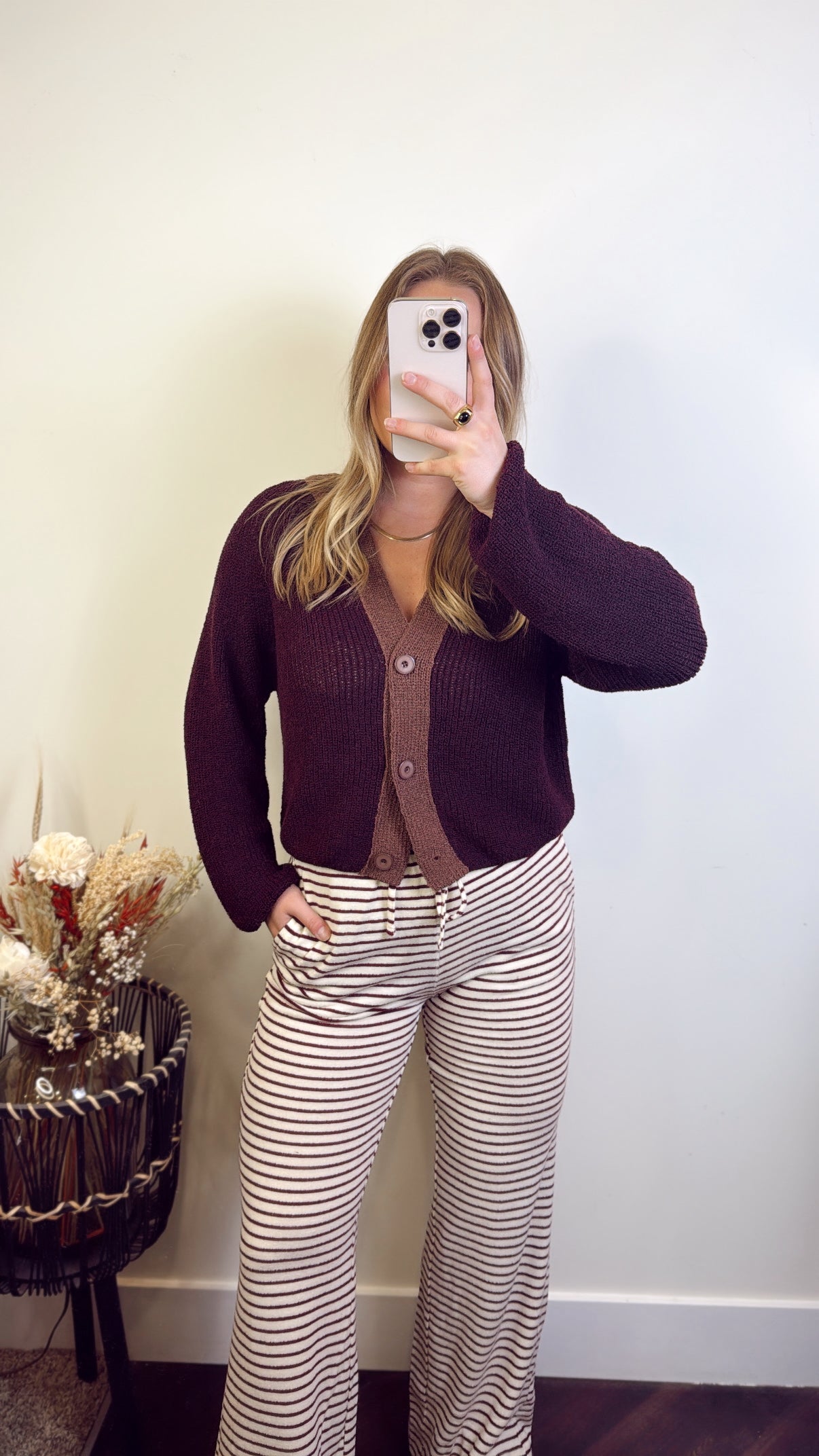 The Cozy Contrast Cardigan