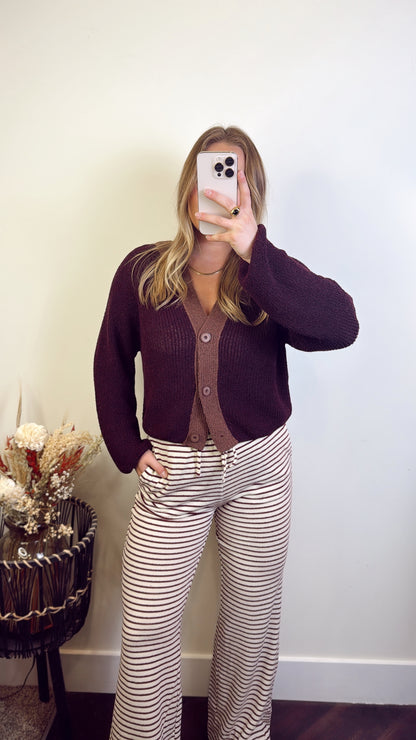The Cozy Contrast Cardigan