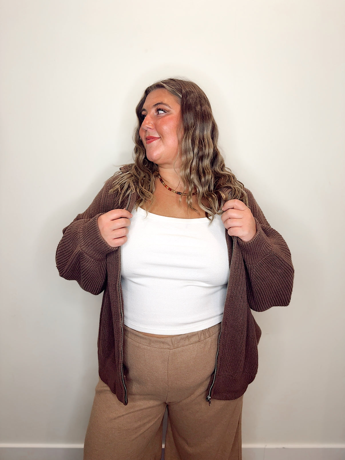 Café Cozy Knit - Mocha