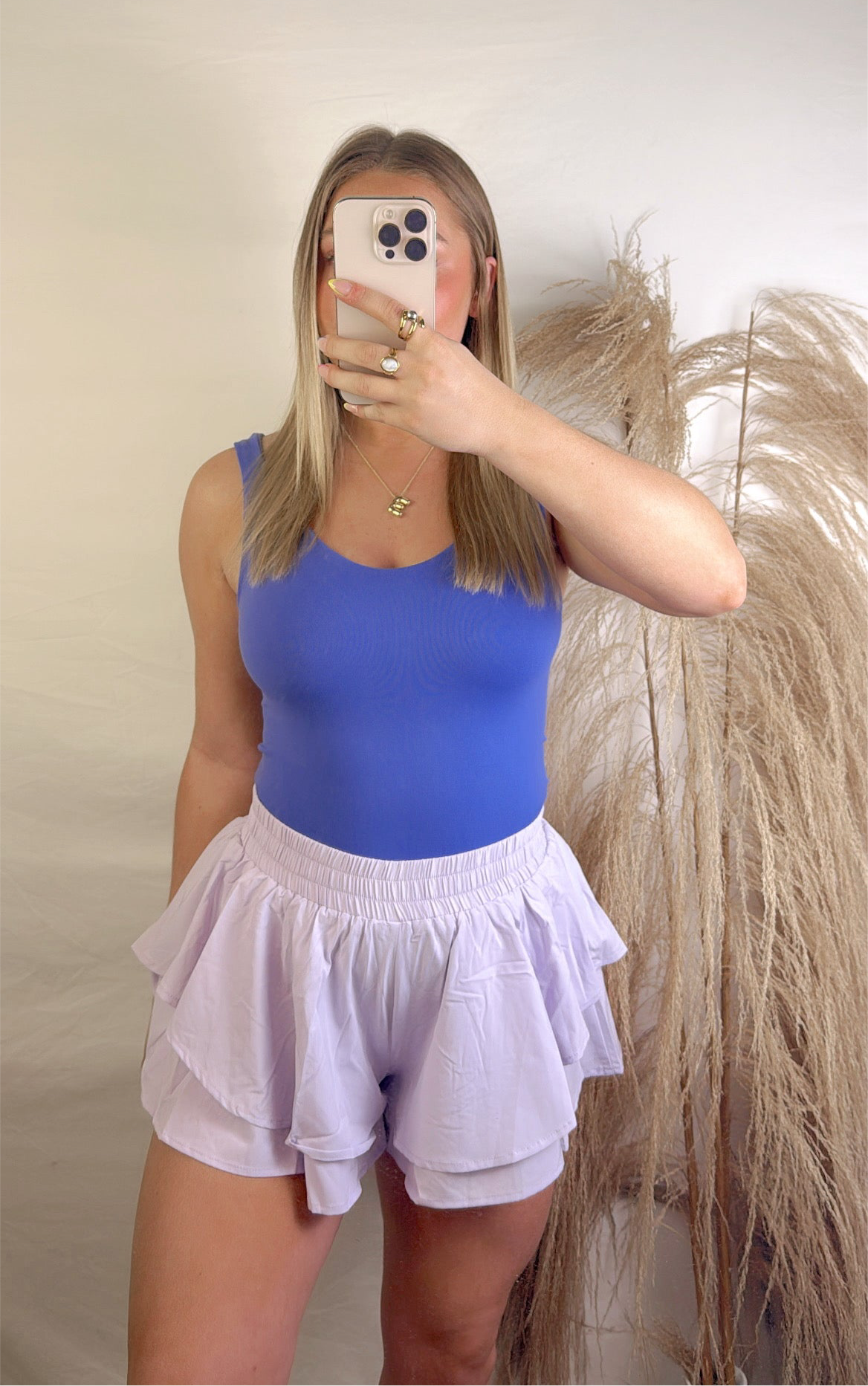 Lilac Twirl Shorts