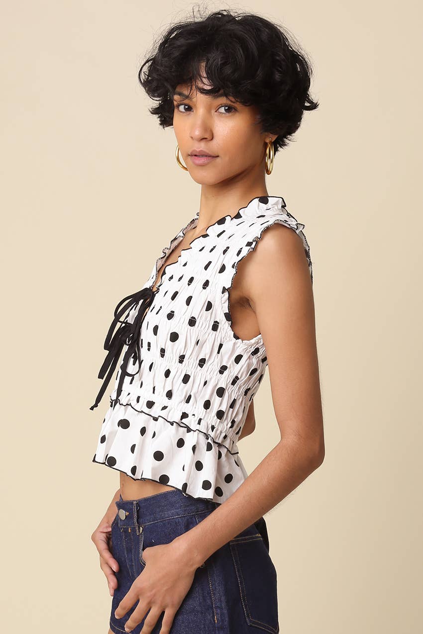 Lucia Peplum Top