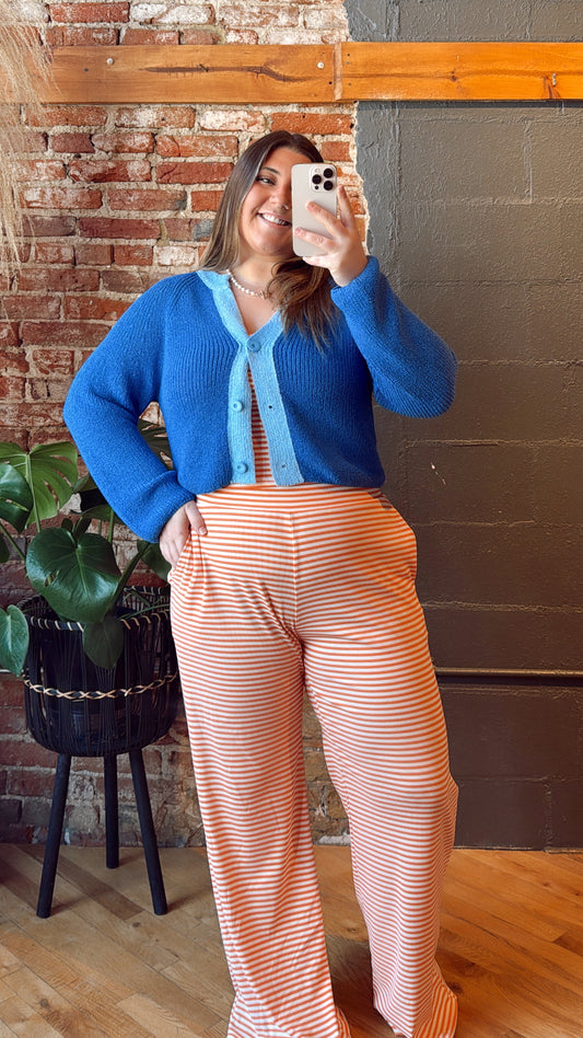 The Cozy Contrast Cardigan