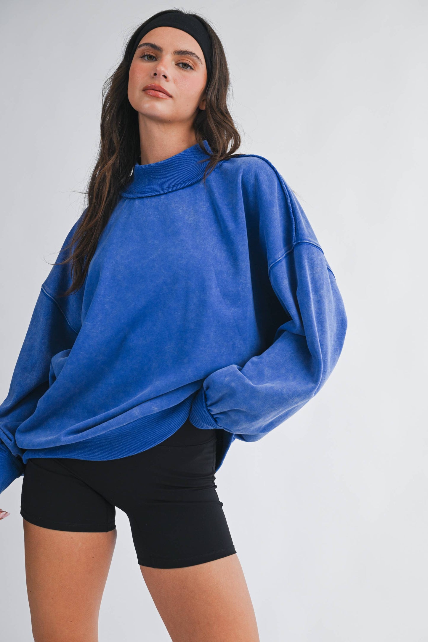 Your Favorite Mockneck - Blue