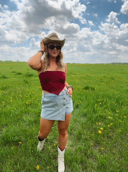 Rodeo Nights Tube Top