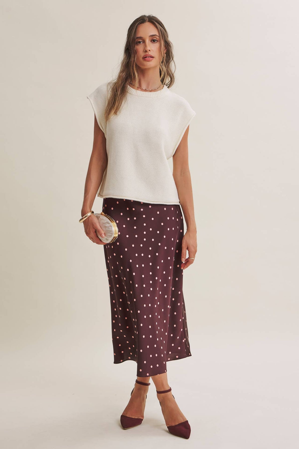 Pink Dottie Skirt