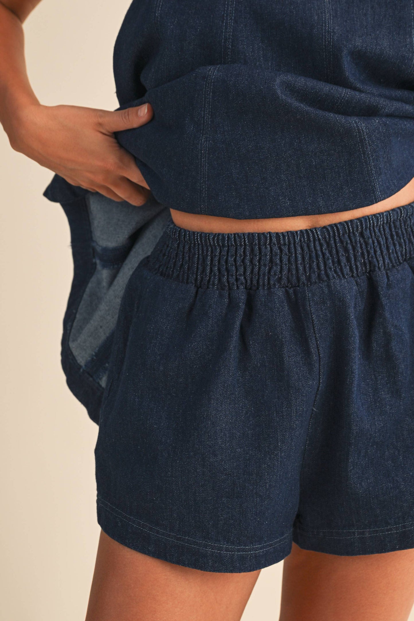 Longline Denim Set